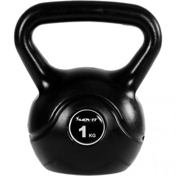 MOVIT Kettlebell plast/beton 1 kg