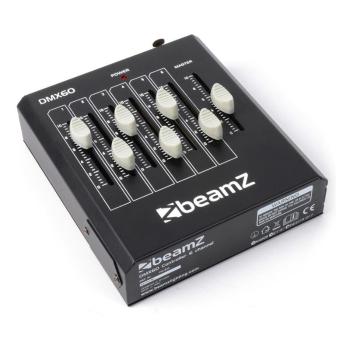 Beamz DMX60, 6-kanálový DMX ovládač svetelných efektov, XLR