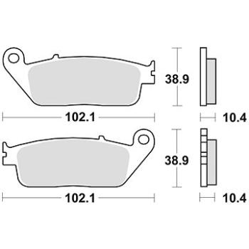 Braking brzdové doštičky (sinterová zmes P30) (2 ks) M501 – 313 (M501-313)