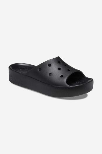 Detské šľapky Crocs hnedá farba