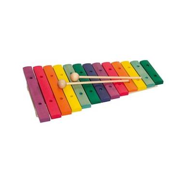 Goldon xylofon vo farbách Boomwhackers h2 – g4 (11208)