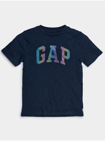 Detské tričko GAP Logo arch int t-shirt Modrá