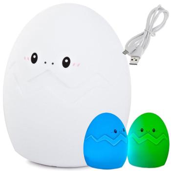 Detská nočná LED lampička EGGi RGB + USB kábel