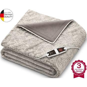 Vyhrievacia deka BEURER HD 150 XXL Nordic Cosy Taupe