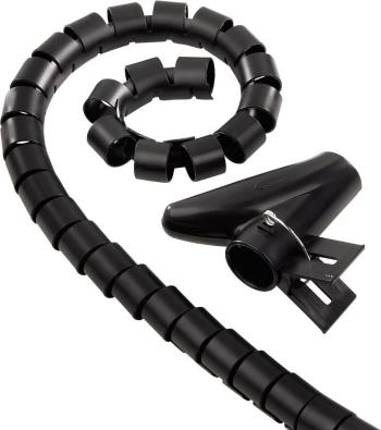 Hama hadice káblového zväzku plast čierna flexibilné (Ø x d) 2.5 cm x 200 cm 1 ks  00020643