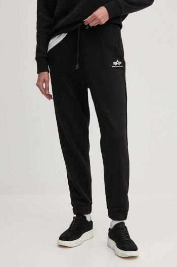 Tepláky Alpha Industries Basic Jogger 116051.03-black, čierna farba