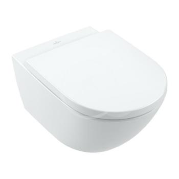 VILLEROY & BOCH - Subway 3.0 Závesné WC s doskou SoftClosing, TwistFlush, alpská biela 4670TS01