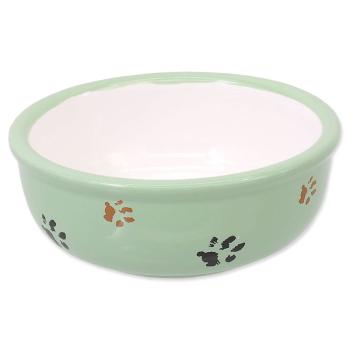 Miska MAGIC CAT keramická kočicí tlapka zelená 13 cm 0,33 l