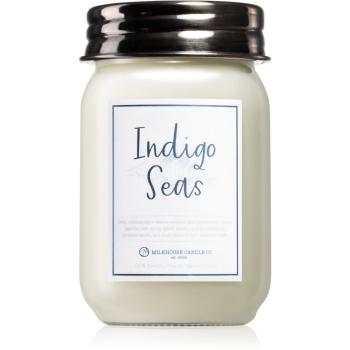 Milkhouse Candle Co. Farmhouse Indigo Seas vonná sviečka Mason Jar 369 g