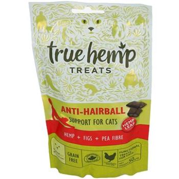 True Hemp Cat Anti Hairball maškrty pre mačky 50 g (5430001357127)