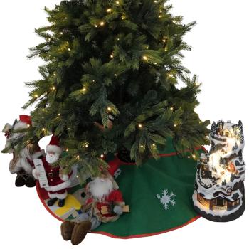 TEMPO-KONDELA GENEVIEVE, podložka pod vianočný stromček, zelená, 1,2 m RP1, rozbalený tovar