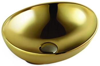 MEXEN - ELZA umývadlo na dosku 40x33 cm zlato 21014088