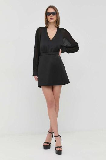 Sukňa MAX&Co. čierna farba, mini, rovný strih