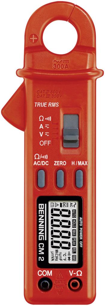 Benning CM 2 prúdové kliešte, ručný multimeter  digitálne/y  CAT II 600 V, CAT III 300 V Displej (counts): 4000