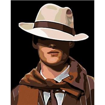 Maľovanie podľa čísel – Tajomný muž v klobúku (HRAmal00307nad)
