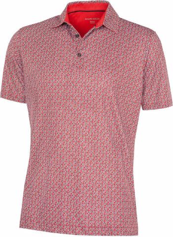 Galvin Green Mauro Mens Polo Red/White L