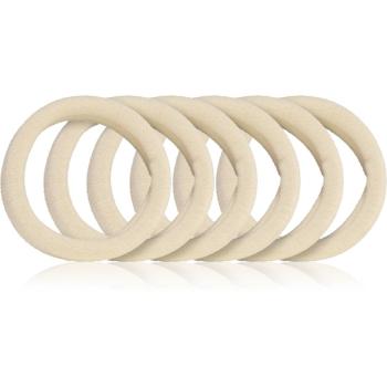 BrushArt Hair Band gumičky do vlasov 6 ks Beige 6 ks