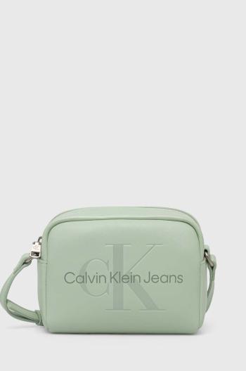 Kabelka Calvin Klein Jeans zelená farba, K60K612220