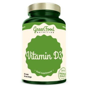 GREENFOOD NUTRITION Vitamín D3 60 kapsúl
