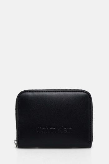 Peňaženka Calvin Klein dámska, čierna farba, K60K612437