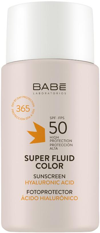 Babé SUPER FLUID COLOR SPF50 tónovaný fluid na tvár pre všetky typy pleti 50 ml