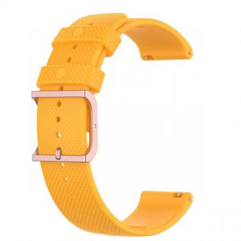 Xiaomi Amazfit GTR 2 / GTR 47mm Silicone Rain remienok, yellow