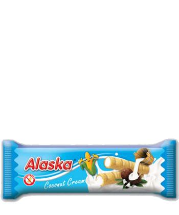 Kukuričné trubičky - kokos ALASKA 18 g
