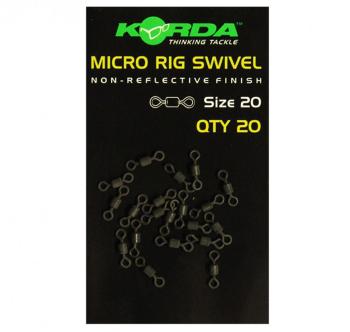 Korda obratlík micro rig swivel