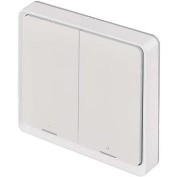 EMOS GoSmart Prenosný ovládač scén IP-2002ZW, ZigBee 3.0, 2-tlačítkový (3069050120)