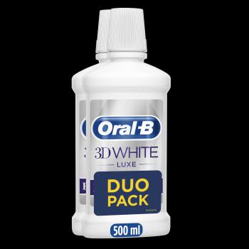 Oral-B Ústná voda white luxe rinse 2 x 500 ml