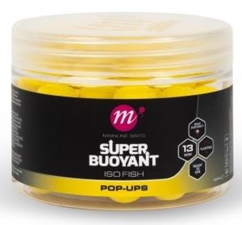 Mainline plávajúce boilie super buoyant pop-ups iso fish 13 mm - yellow