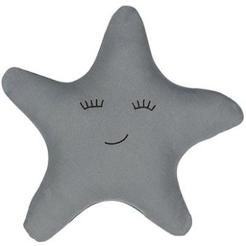 BELIANI, Detský vankúš hviezda 40 × 40 cm, sivý BHOPAL, 243772 (beliani_243772)