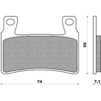 NEWFREN brzdové doštičky (zmes ROAD TOURING SINTERED) (2 ks) M502-481