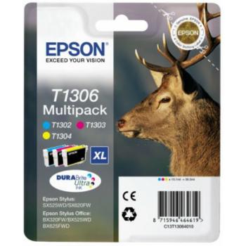 EPSON T1306 (C13T13064022) - originálna cartridge, farebná, 30,3ml