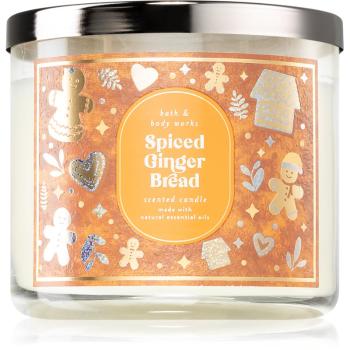 Bath & Body Works Spiced Gingerbread vonná sviečka 411 g