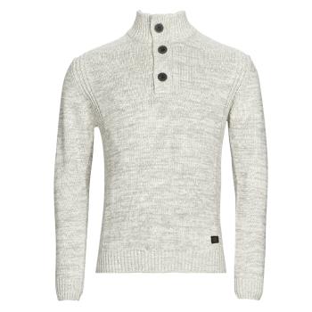 Petrol Industries  MEN KNITWEAR COLLAR  Svetre Biela