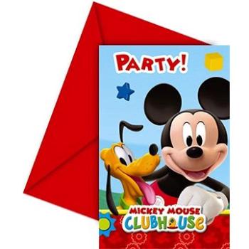 Pozvánky Myšiak Mickey Mouse – 6 ks (5201184815137)