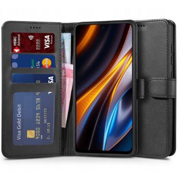 Tech-Protect Wallet knižkové puzdro na Xiaomi Poco X4 GT, čierne
