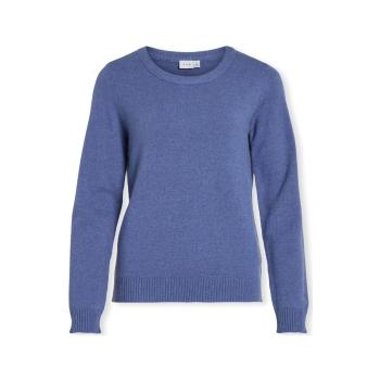 Vila  Noos Ril O-Neck L/S - Bijou Blue  Svetre Modrá