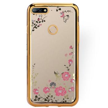 BLOOM TPU kryt Huawei Y7 Prime 2018 zlatý