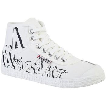 Kawasaki  Módne tenisky Graffiti Canvas Boot K202415 1002 White  Biela