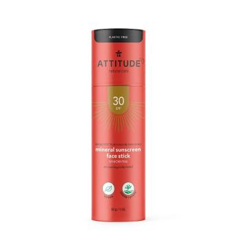 ATTITUDE 100% minerálna ochranná tyčinka na tvár a pery (SPF 30) bez vône 30 g