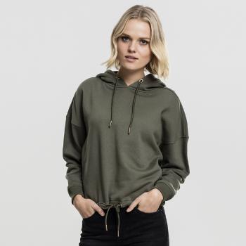 Mikina Urban Classics Ladies Kimono Hoody olive - XS