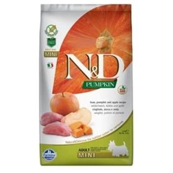 N&D grain free pumpkin dog adult mini boar & apple 7 kg (8010276033659)