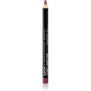 NYX Professional Makeup Slim Lip Pencil precízna ceruzka na oči odtieň 803 Burgundy 1 g