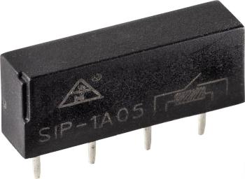 TRU COMPONENTS SIP1A05 relé s jazyčkovým kontaktom 1 spínací 5 V/DC 0.5 A 10 W SIP-4