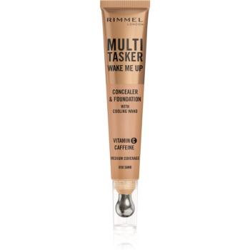 Rimmel Multi-Tasker Wake Me Up make-up a korektor pre rozjasnenie pleti odtieň 50 Sand 20 ml