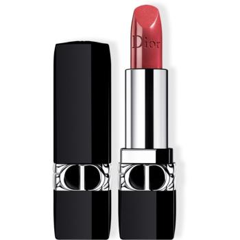 DIOR Rouge Dior dlhotrvajúci rúž plniteľný odtieň 525 Chérie Metallic 3,5 g