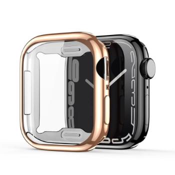 Dux Ducis Samo puzdro so sklom na Apple Watch 4/5/6/SE 44mm, ružové