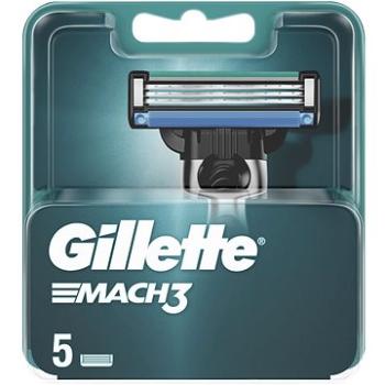 GILLETTE Mach3 Pánske náhradné holiace hlavice 5 ks (7702018552313)